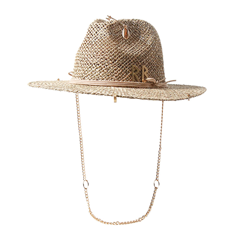 Bucket Hat Straw - Chapéu de sol de palha panamá