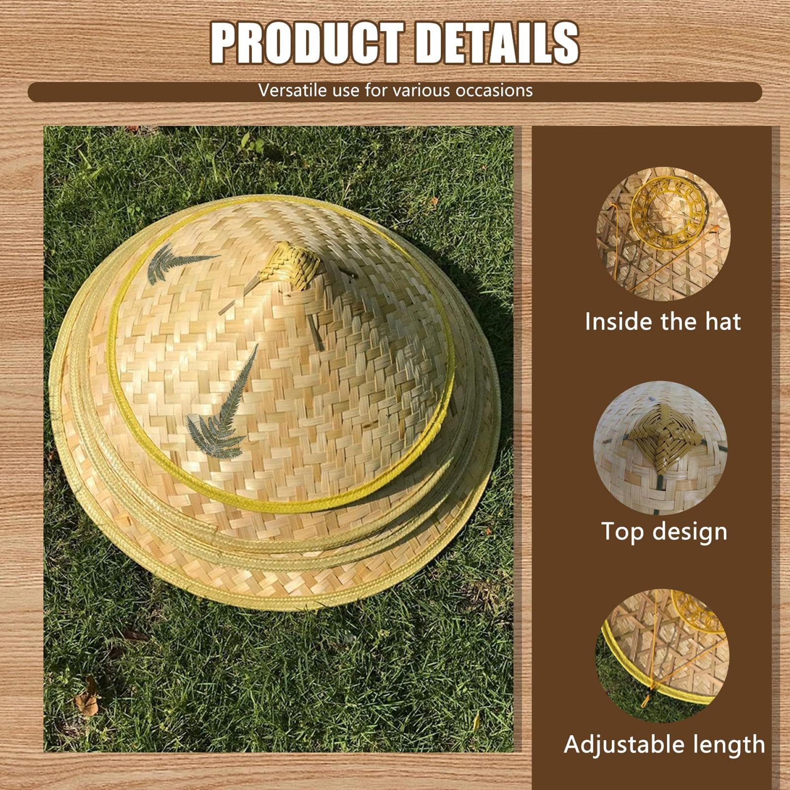 Chapéu de Palha Chinês Artesan - Bucket Hat Straw avaliação e preço