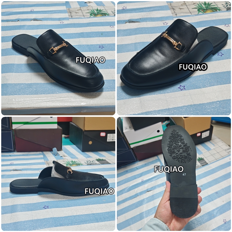 Mules Casuais Masculinos de Co - Flip Flop Leather Men avaliação e preço