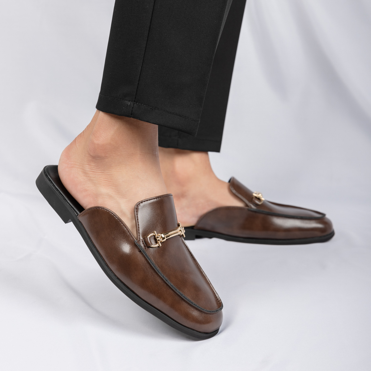 Mules Casuais Masculinos de Co - Flip Flop Leather Men avaliação e preço