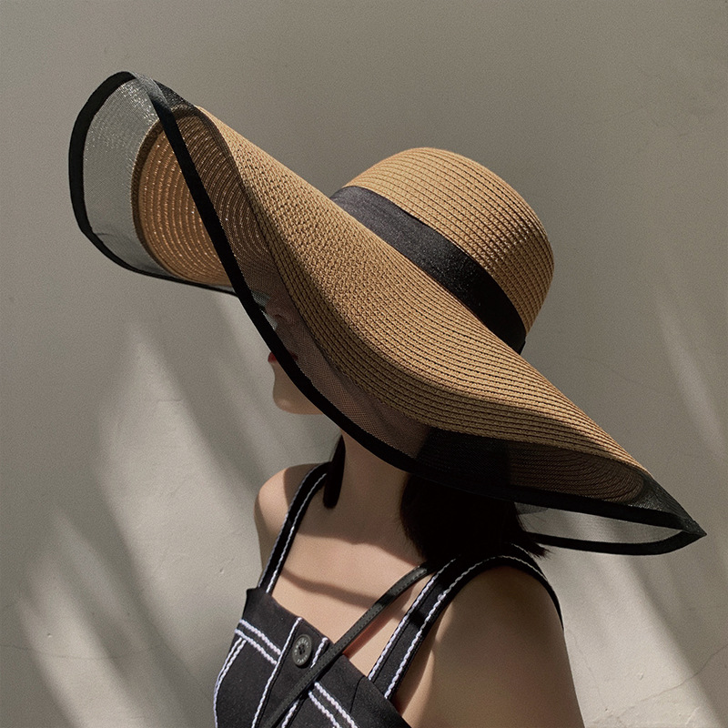 Chapéu de sol feminino grandes - Bucket Hat Straw avaliação e preço